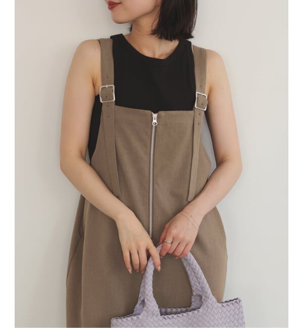 SLOBE IENA「《追加》UNIVERSAL OVERALL SLOBE別注 ジャンパースカート」|ワンピース|