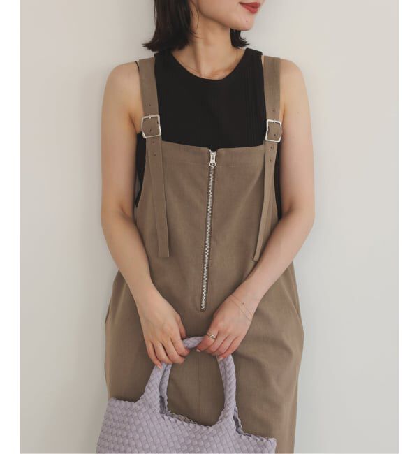 SLOBE IENA「《追加》UNIVERSAL OVERALL SLOBE別注 ジャンパースカート」|ワンピース|