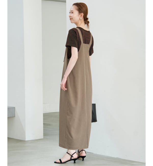 SLOBE IENA「《追加》UNIVERSAL OVERALL SLOBE別注 ジャンパースカート」|ワンピース|