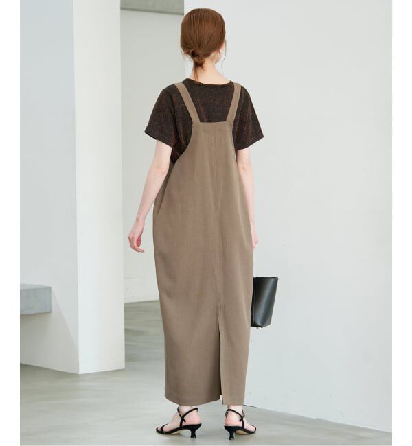 SLOBE IENA「《追加》UNIVERSAL OVERALL SLOBE別注 ジャンパースカート」|ワンピース|