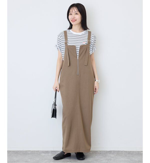 SLOBE IENA「《追加》UNIVERSAL OVERALL SLOBE別注 ジャンパースカート」|ワンピース|