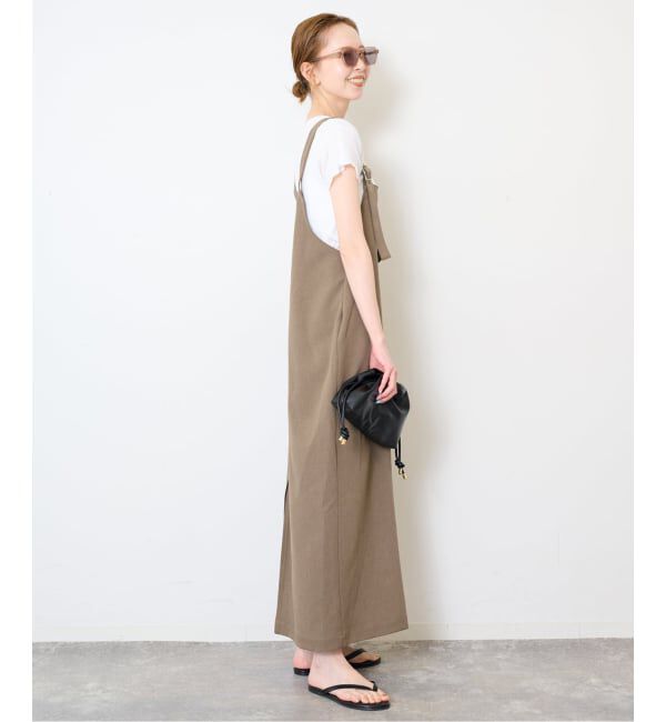 SLOBE IENA「《追加》UNIVERSAL OVERALL SLOBE別注 ジャンパースカート」|ワンピース|