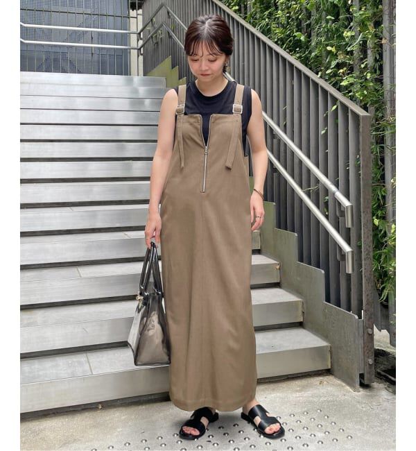 SLOBE IENA「《追加》UNIVERSAL OVERALL SLOBE別注 ジャンパースカート」|ワンピース|