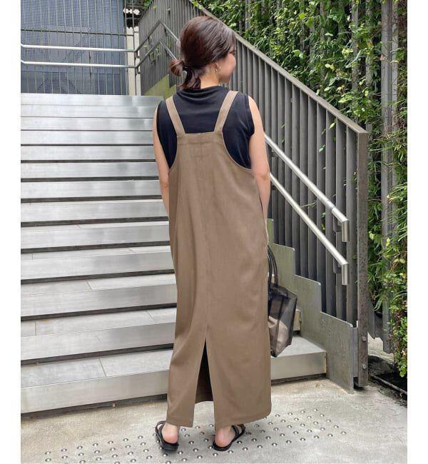 SLOBE IENA「《追加》UNIVERSAL OVERALL SLOBE別注 ジャンパースカート」|ワンピース|