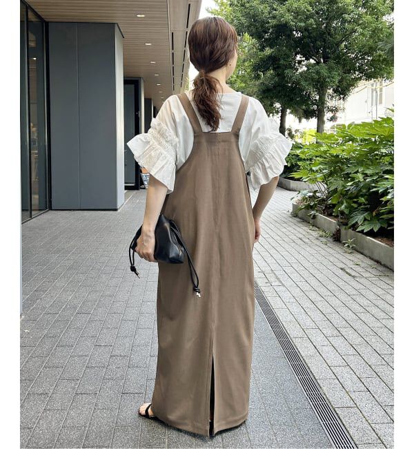 SLOBE IENA「《追加》UNIVERSAL OVERALL SLOBE別注 ジャンパースカート」|ワンピース|