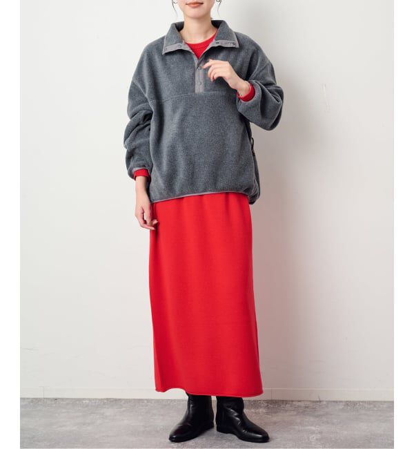 SLOBE IENA「《シリーズあり/予約》ウォッシャブルスムースニットワンピース」|ワンピース|