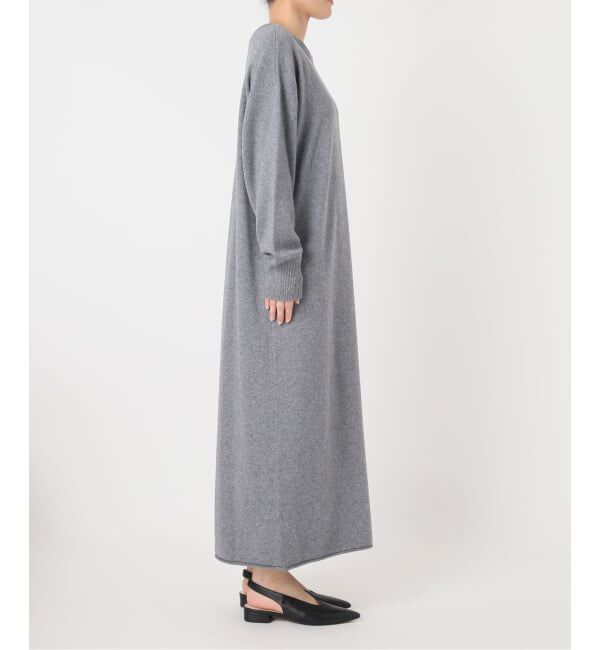 SLOBE IENA「《シリーズあり/予約》ウォッシャブルスムースニットワンピース」|ワンピース|