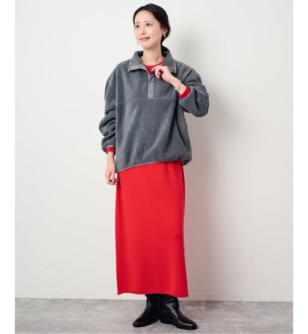 SLOBE IENA「《シリーズあり/予約》ウォッシャブルスムースニットワンピース」|ワンピース|