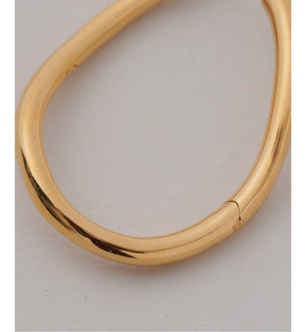 VERMEIL par iena「JOSEPHINE STUDIO ジョセフィン・ストゥディオ Thorn  Hoop Oval Plated」|ピアス|