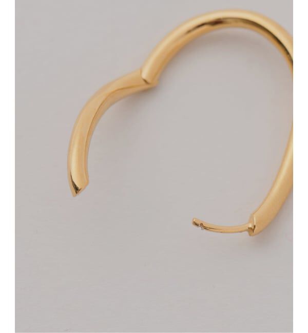 VERMEIL par iena「JOSEPHINE STUDIO ジョセフィン・ストゥディオ Thorn  Hoop Oval Plated」|ピアス|