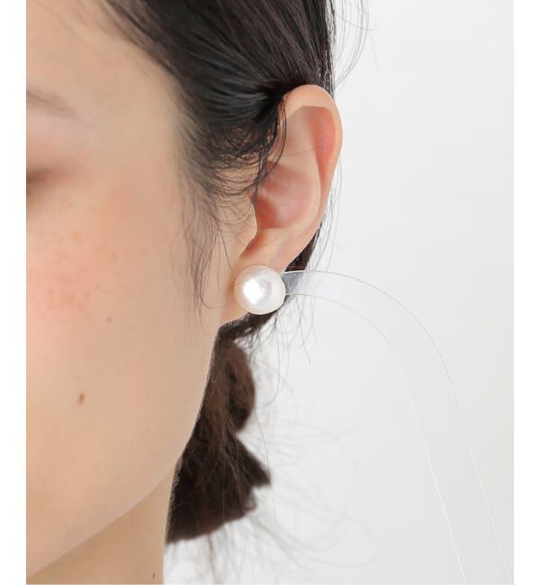 IENA「GARDEN OF EDEN/ガーデン オブ エデン Button Pearl pirce ピアス(両耳)」|ピアス|
