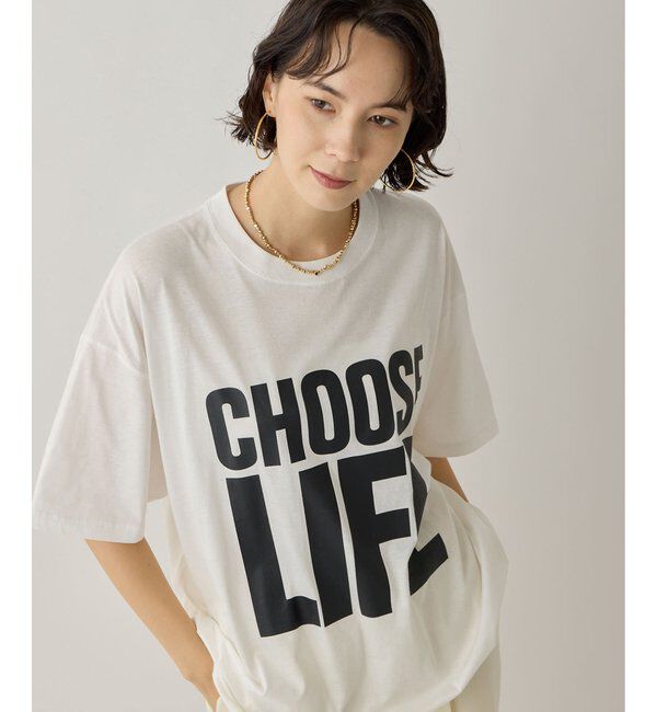  「【KATHARINE HAMNETT】スローガンTシャツ」|Tシャツ・カットソー|