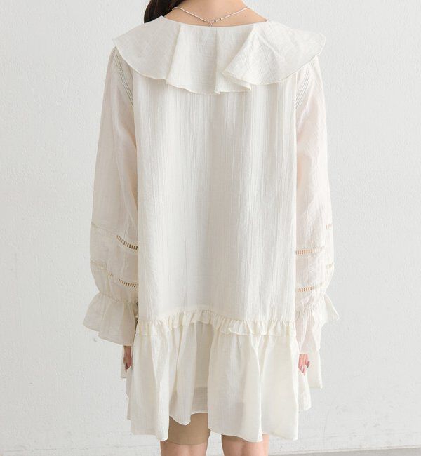  「ラッフルティアードミニワンピース」|ワンピース|
