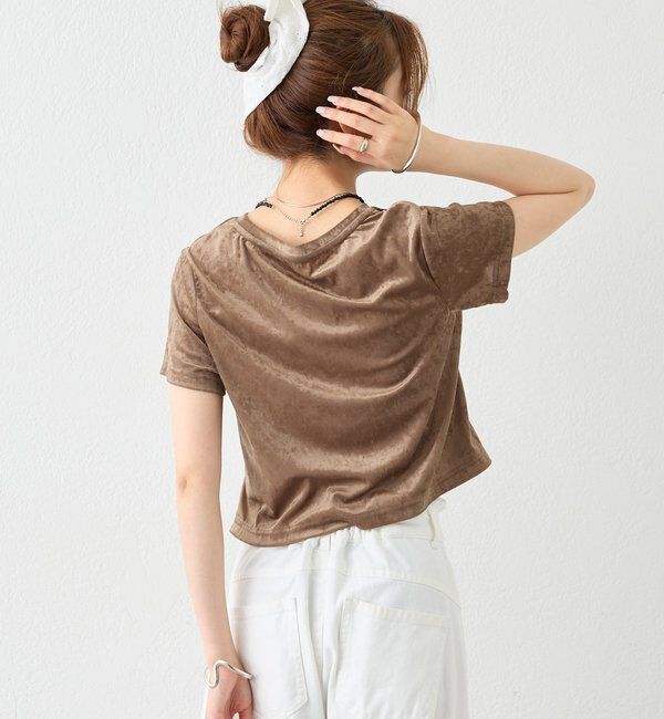  「ベロアTシャツ」|Tシャツ・カットソー|