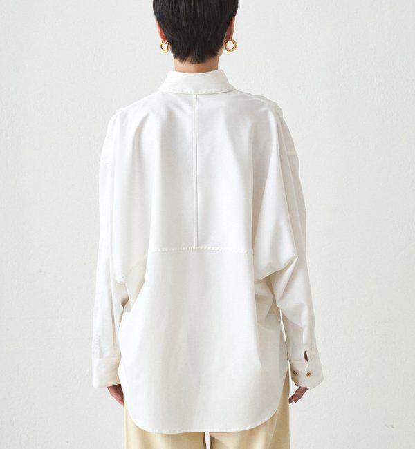  「《WEB限定リバイバルアイテム/累計販売１万枚達成》サテンBIGシャツ」|シャツ・ブラウス|