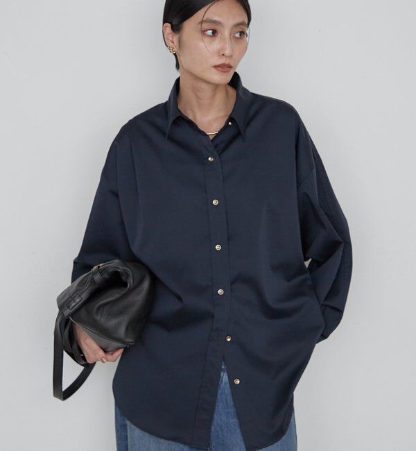  「《WEB限定リバイバルアイテム/累計販売１万枚達成》サテンBIGシャツ」|シャツ・ブラウス|