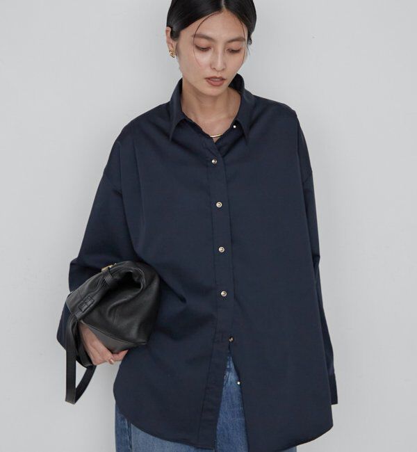  「《WEB限定リバイバルアイテム/累計販売１万枚達成》サテンBIGシャツ」|シャツ・ブラウス|