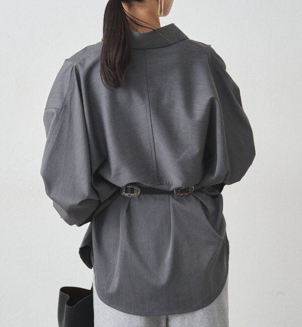  「《WEB限定リバイバルアイテム/累計販売１万枚達成》サテンBIGシャツ」|シャツ・ブラウス|