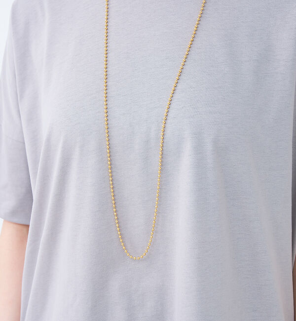 collex「【dignif】【金属アレルギー対応】 ボールチェーンネックレス3mm」|ネックレス|