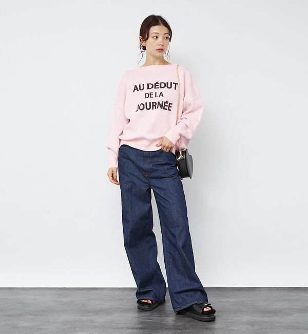 Rouge vif「【一部店舗限定】 ジャガードロゴニット」|ニット・セーター|