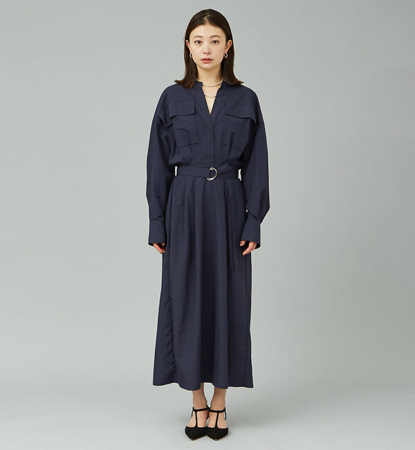Rouge vif「ウエストマークシャツワンピース」|ワンピース|