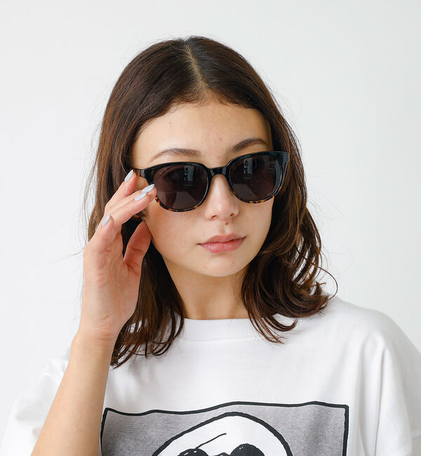 Rouge vif「【LE FOON / ルフォーン】キャッツアイサングラス」|メガネ|