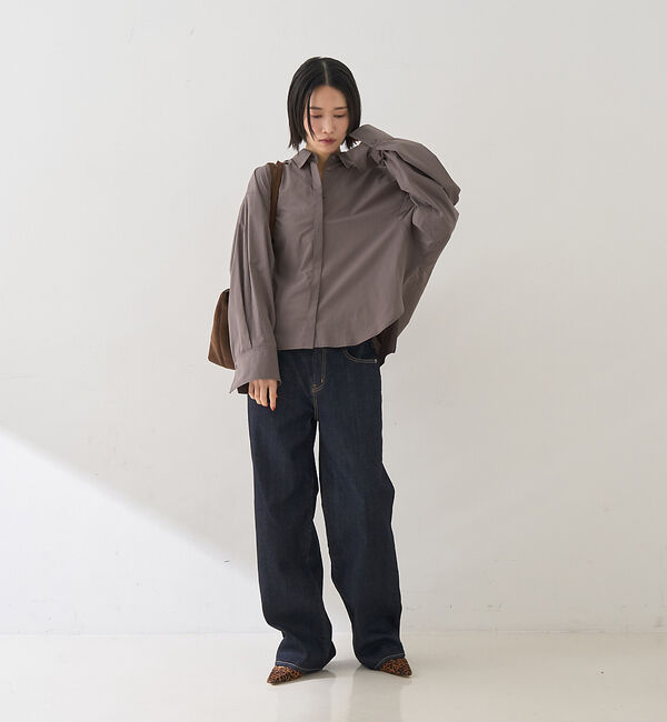 Rouge vif「バックコクーンBIGシャツ」|シャツ・ブラウス|