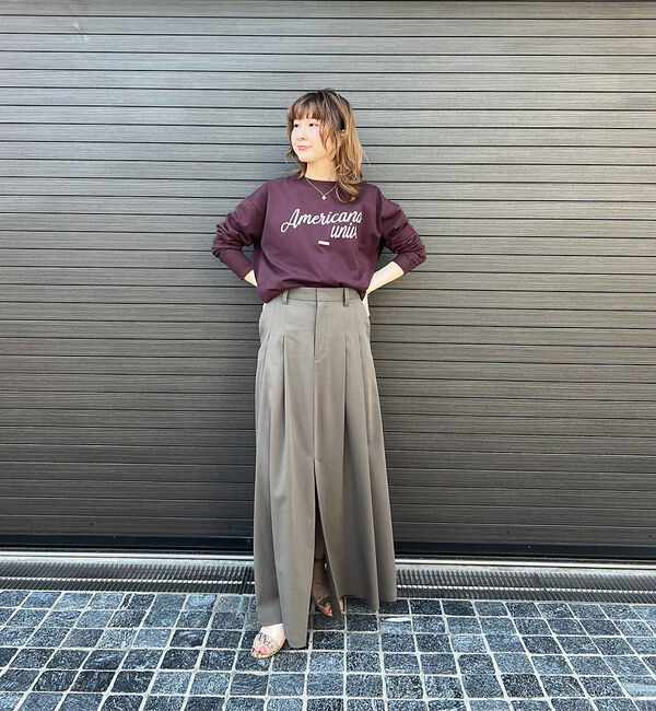 Rouge vif「【AMERICANA&times;MICA＆DEAL/ アメリカーナ&times;マイカ】long te」|Tシャツ・カットソー|