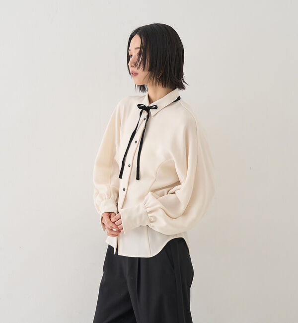 Rouge vif「リボン付きブラウス」|シャツ・ブラウス|