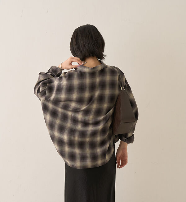 Rouge vif「オンブレーチェックシャツ」|シャツ・ブラウス|