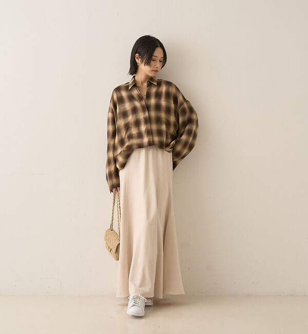 Rouge vif「オンブレーチェックシャツ」|シャツ・ブラウス|