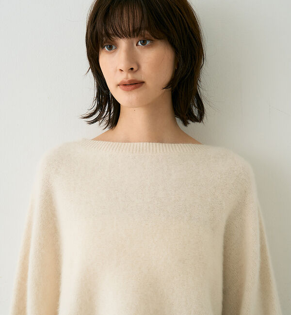 Rouge vif「フォックスウールクロップドボレロプルオーバー」|ニット・セーター|