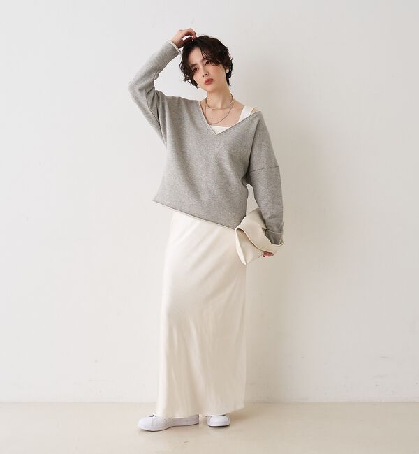 Rouge vif「【CHIMERE/シメール】レザーワイドワンハンドル」|ハンドバッグ|