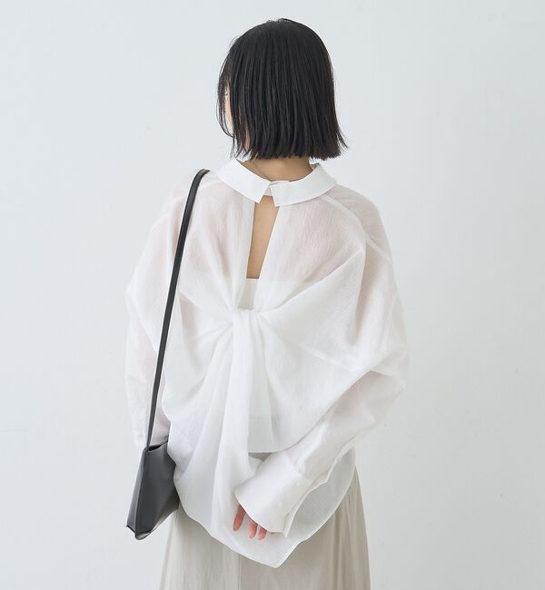 Rouge vif「【2026SS新作】【人気追加】バックツイストシャツ」|シャツ・ブラウス|
