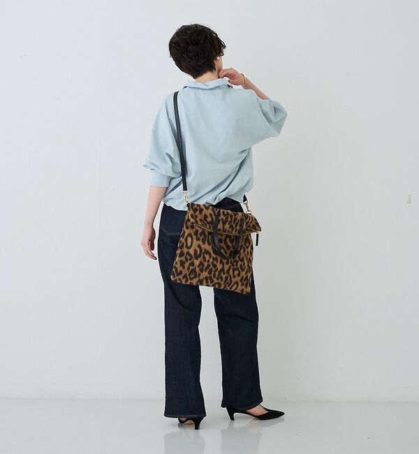 Rouge vif「【CHIMERE/シメール】 レオパード2WAYショルダーバッグ」|トートバッグ|