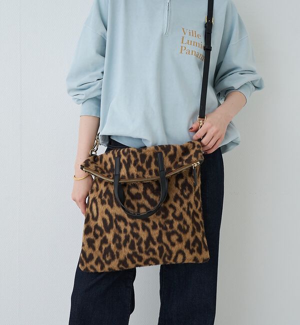 Rouge vif「【CHIMERE/シメール】 レオパード2WAYショルダーバッグ」|トートバッグ|