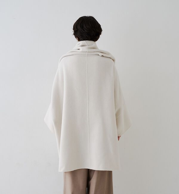 Rouge vif「【2サイズ展開】ストール/マフラー付き変形リバーコート」|その他|