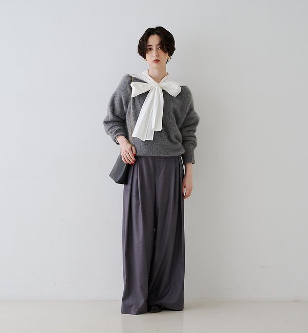 Rouge vif「タックワイドストレートパンツ」|その他|