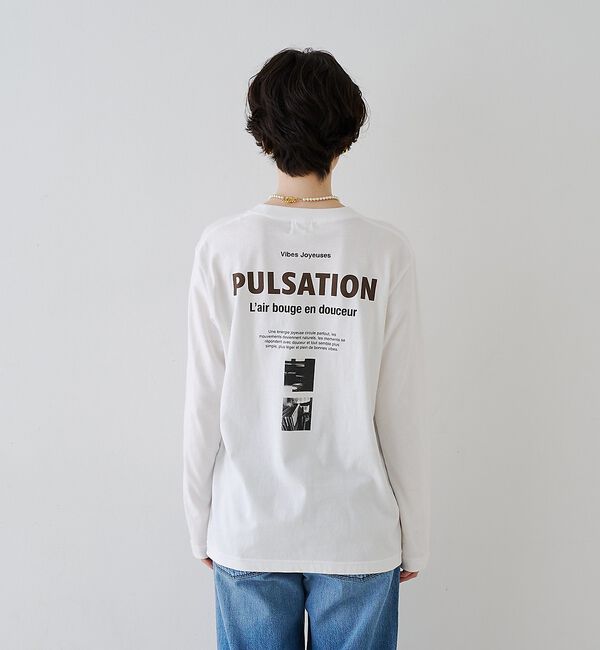 Rouge vif「ロゴ＆フォトロングスリーブTシャツ」|Tシャツ・カットソー|