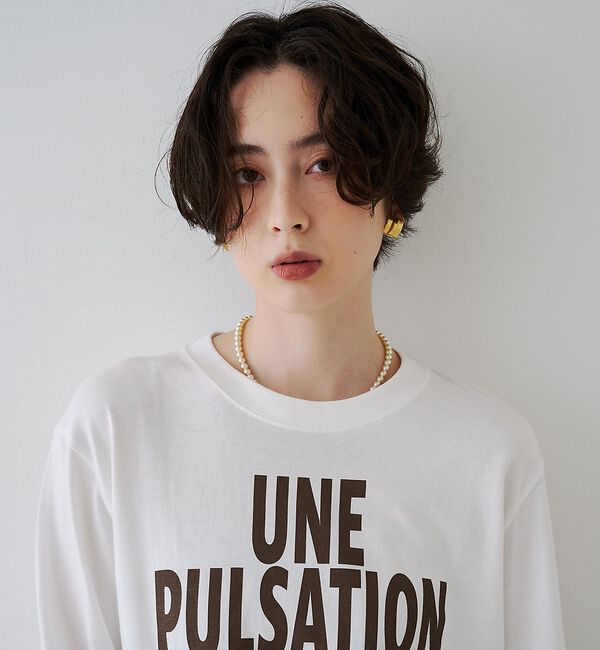 Rouge vif「ロゴ＆フォトロングスリーブTシャツ」|Tシャツ・カットソー|