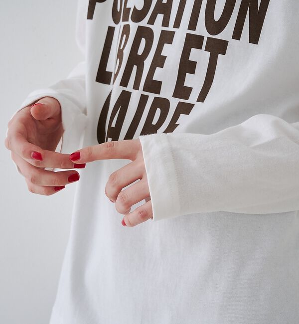 Rouge vif「ロゴ＆フォトロングスリーブTシャツ」|Tシャツ・カットソー|