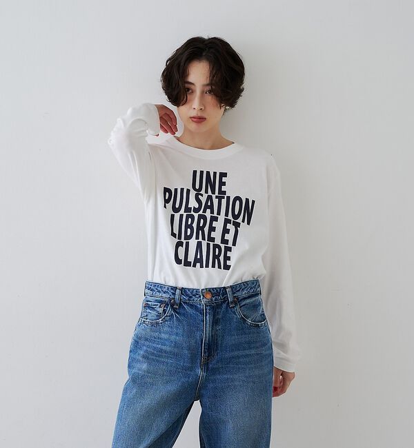 Rouge vif「ロゴ＆フォトロングスリーブTシャツ」|Tシャツ・カットソー|