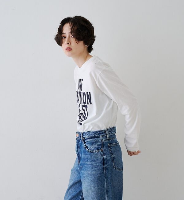 Rouge vif「ロゴ＆フォトロングスリーブTシャツ」|Tシャツ・カットソー|