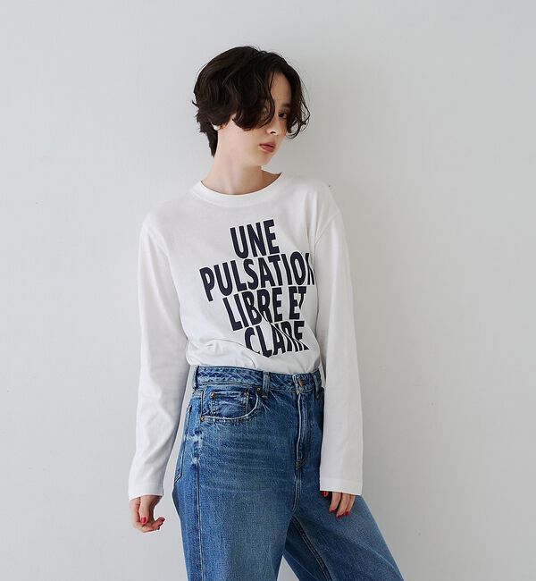 Rouge vif「ロゴ＆フォトロングスリーブTシャツ」|Tシャツ・カットソー|