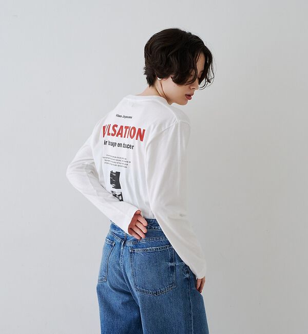 Rouge vif「ロゴ＆フォトロングスリーブTシャツ」|Tシャツ・カットソー|