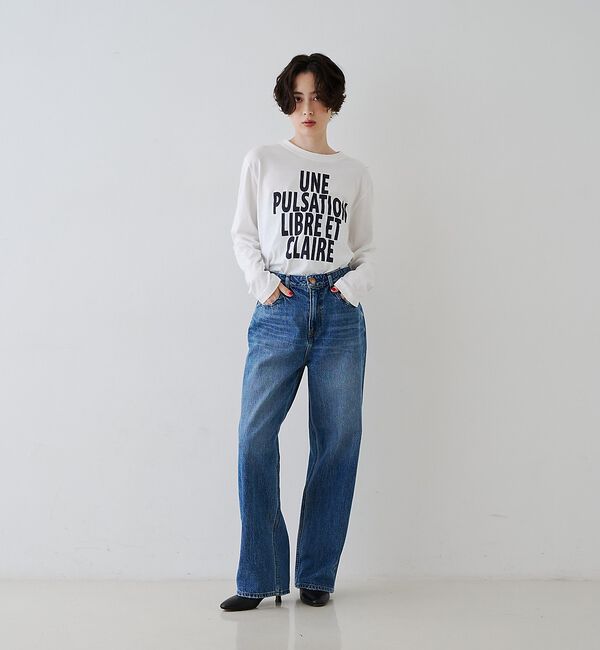 Rouge vif「ロゴ＆フォトロングスリーブTシャツ」|Tシャツ・カットソー|