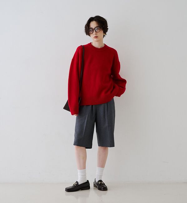 Rouge vif「【AULENTTI / オウレンティ】スエードポシェットショルダーバッグ【予約】」|ショルダー・メッセンジャー|