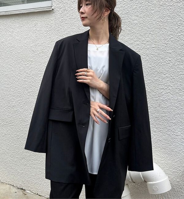 Rouge vif「【MICA&DEAL /マイカアンドディール】big tailored JK ビ」|テーラードジャケット|