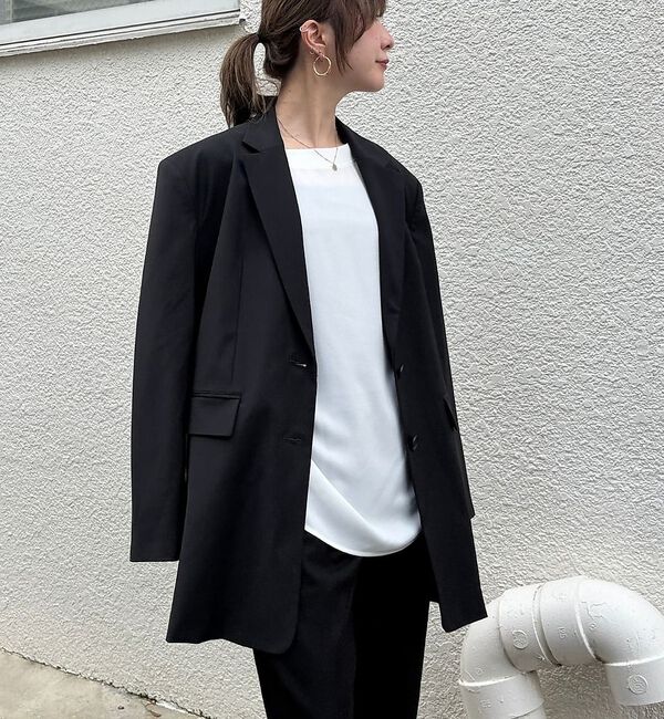 Rouge vif「【MICA&DEAL /マイカアンドディール】big tailored JK ビ」|テーラードジャケット|