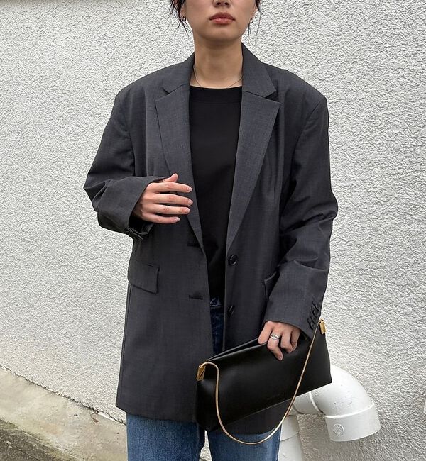 Rouge vif「【MICA&DEAL /マイカアンドディール】big tailored JK ビ」|テーラードジャケット|